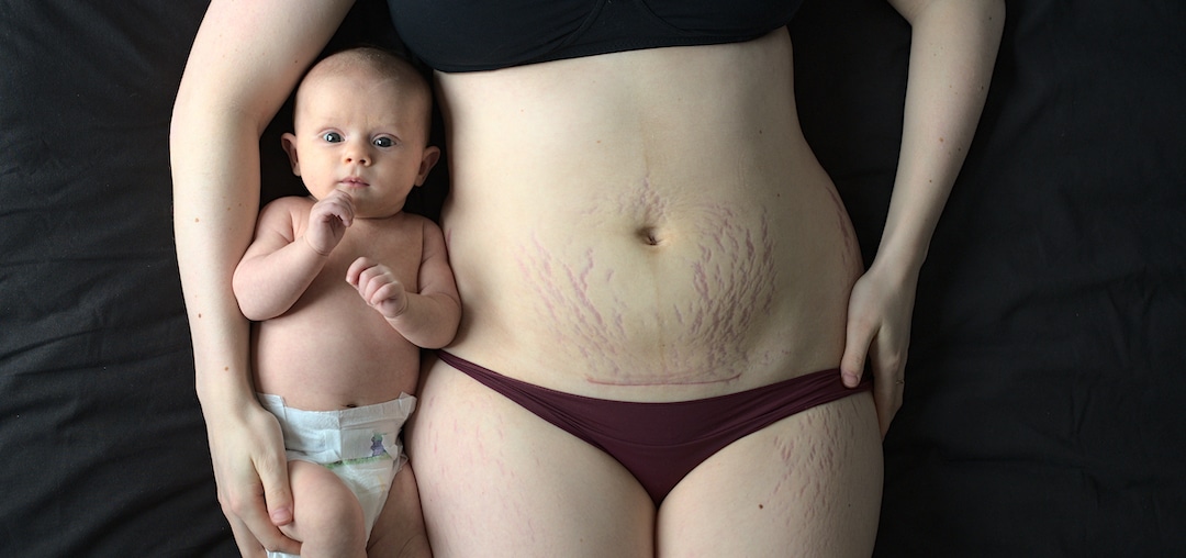 Ode aan het moederlijf baby