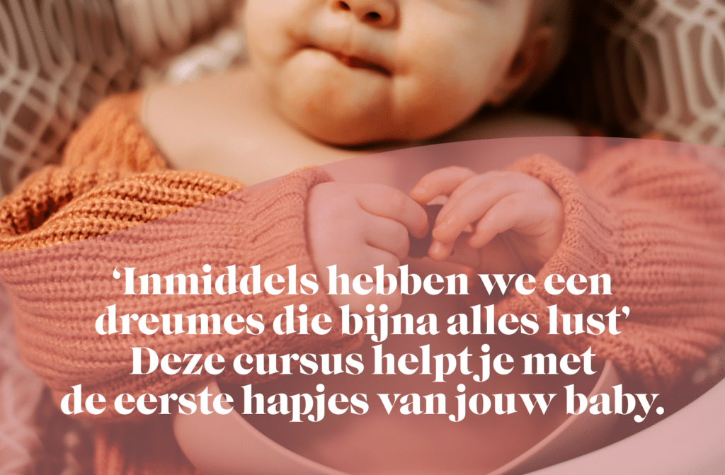 cursus eerste hapje baby