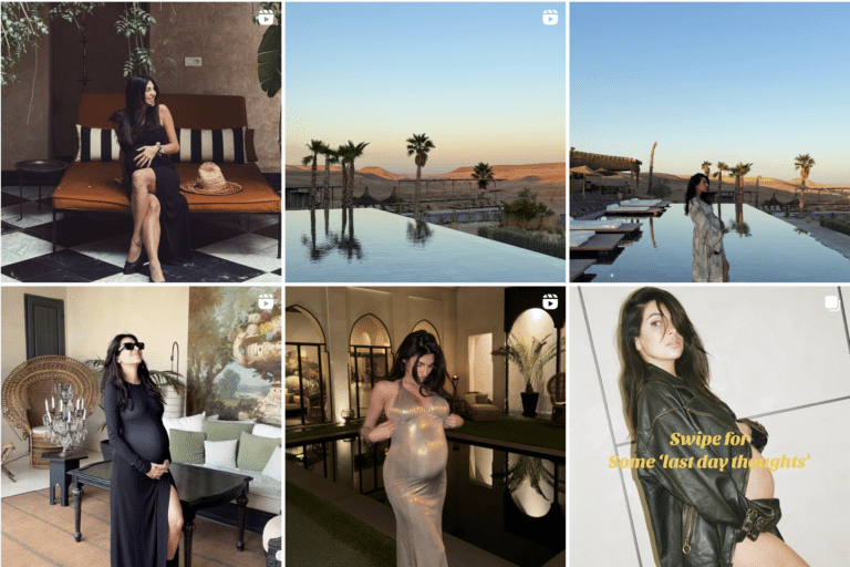 Anna Nooshin zwanger (foto: Instagram @annanooshin)
