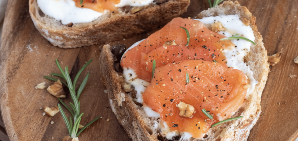 gerookte zalm zwanger